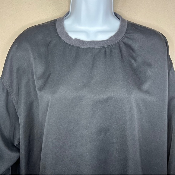 Vintage Guess Golf Black Sweatshirt Sateen Outer Long Sleeve Pullover Athletic - Picture 2 of 9